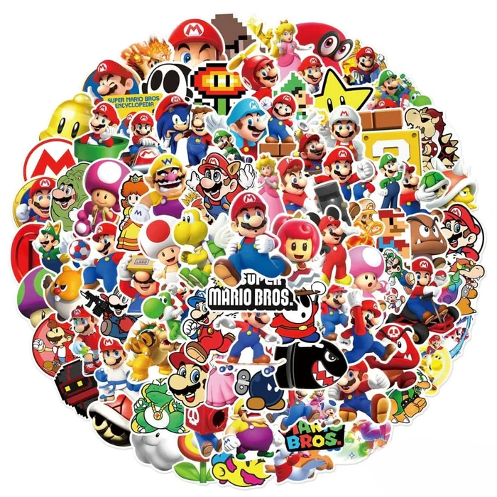 Mario Bros. Aufkleber mario bros. aufkleber